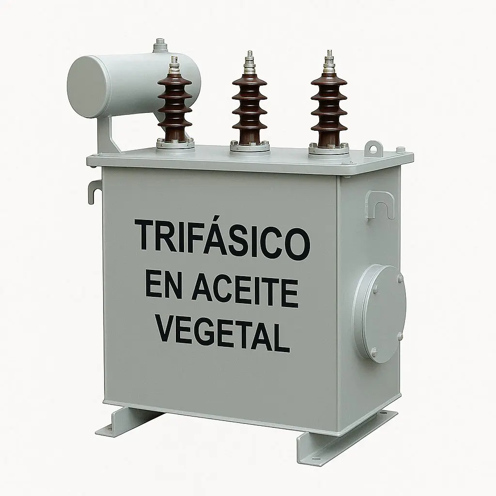 Comparación de transformadores con aceite vegetal y mineral