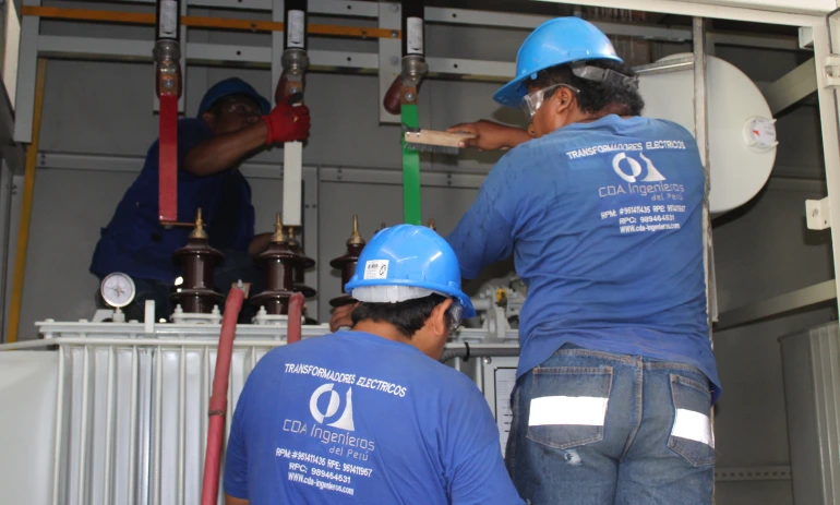 mantenimiento de transformadores