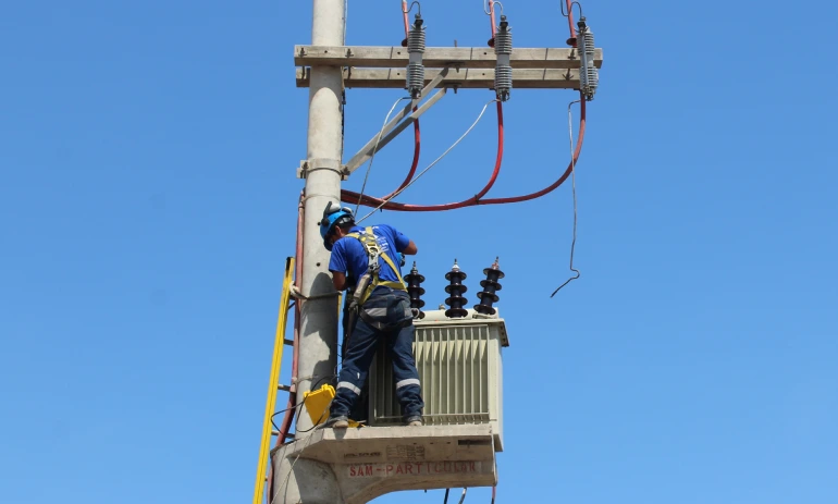 instalación de transformadores