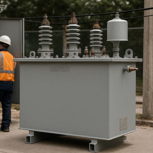 Transformador combinado de tensión y corriente en aceite vegetal