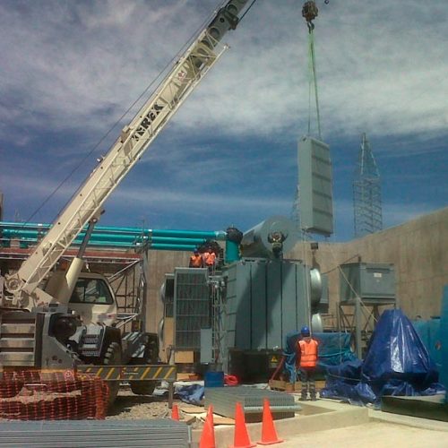 Transformadores para maquinaria de construcción